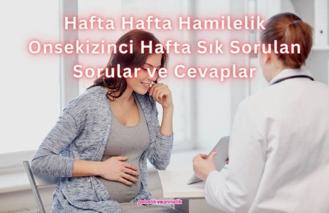 Hafta Hafta Hamilelik Onsekizinci Hafta Sık Sorulan Sorular ve Cevapları