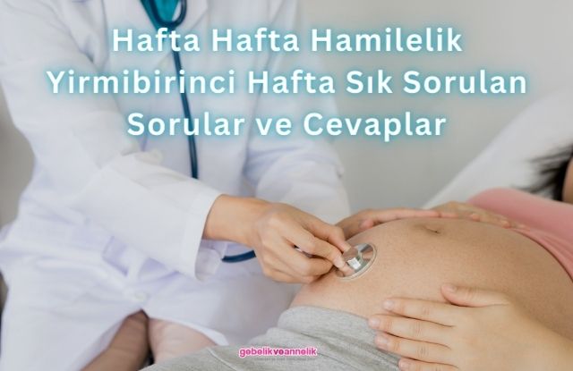 Hafta Hafta Hamilelik Yirmibirinci Hafta Sık Sorulan Sorular ve Cevapları