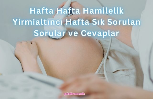 Hafta Hafta Hamilelik Yirmialtıncı Hafta Sık Sorulan Sorular ve Cevapları