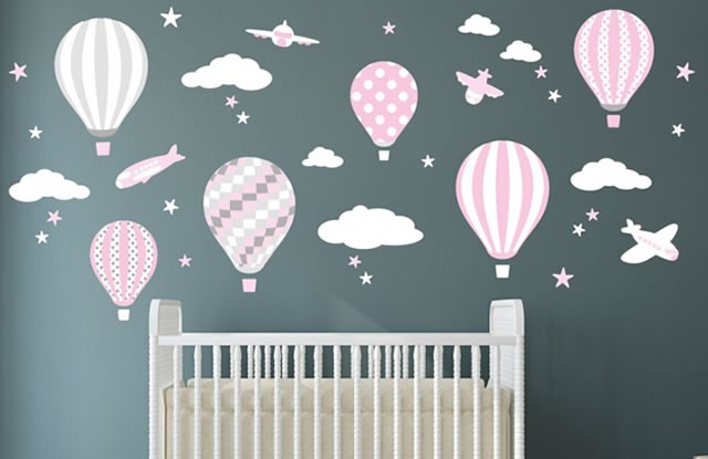 Bebek ve Çocuk Odası İçin Sticker Fikirleri