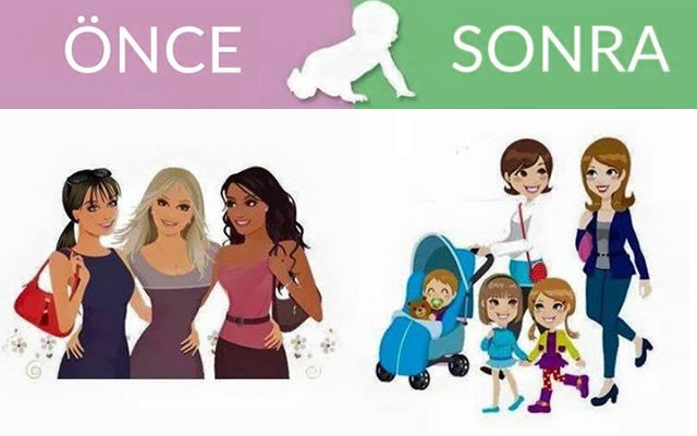 Çocuktan Önce ve Sonra Değişimler