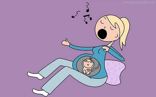 Hamilelikle İlgili Eğlenceli Karikatürler