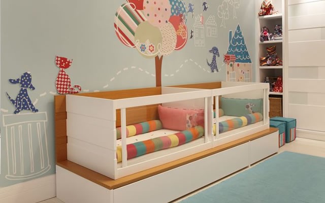 İkiz Bebek Odası Dekorasyon Örnekleri