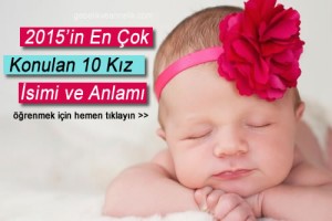 2015'in En Çok Konulan 10 Kız İsimi