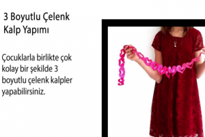 3D Çelenk Kalp Yapımı