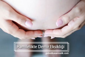 Hamilelikte Demir Eksikliği